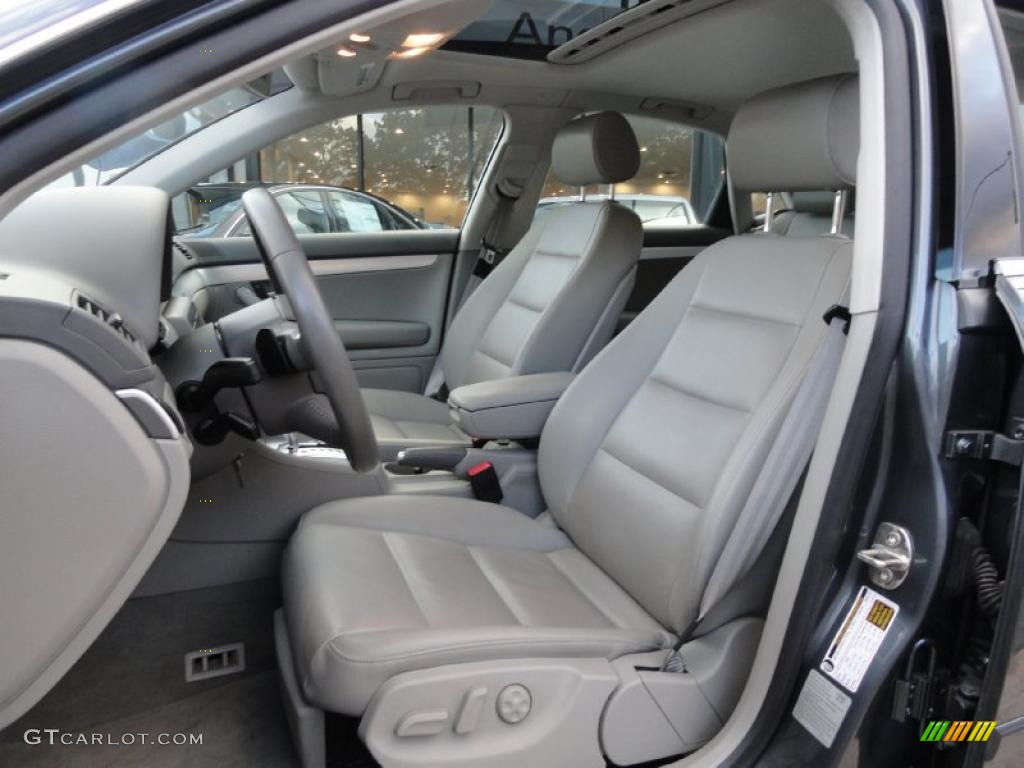 Light Gray Interior 2008 Audi A4 2.0T quattro Sedan Photo #39411257