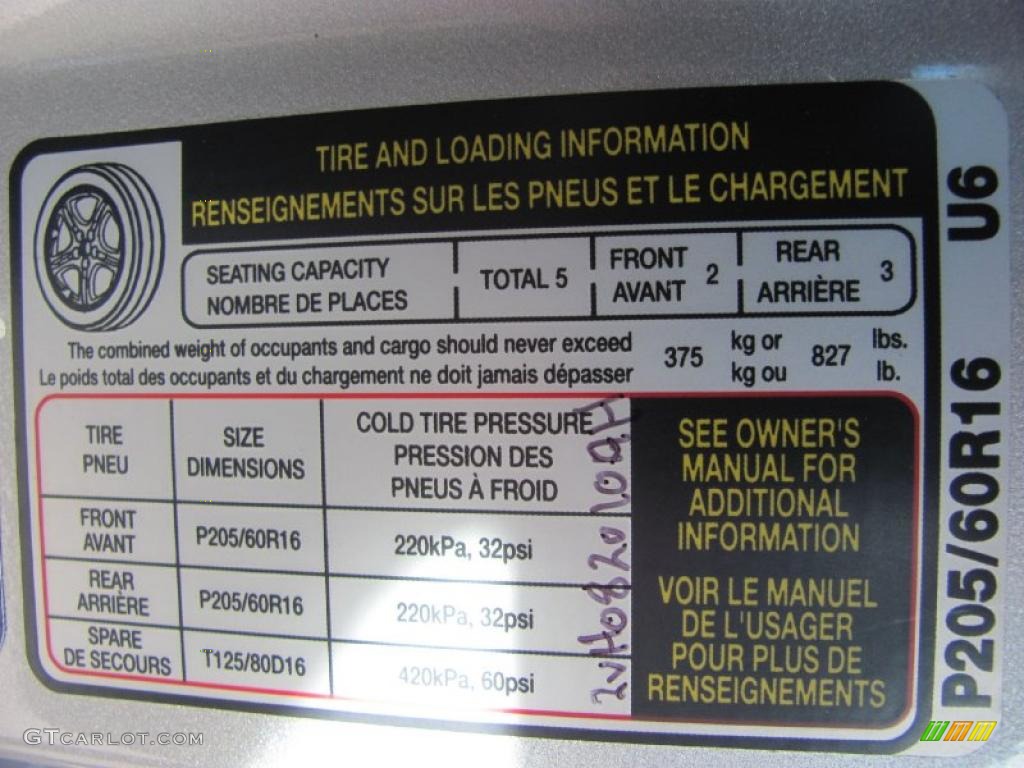 2010 Kia Rondo LX Info Tag Photo #39411961