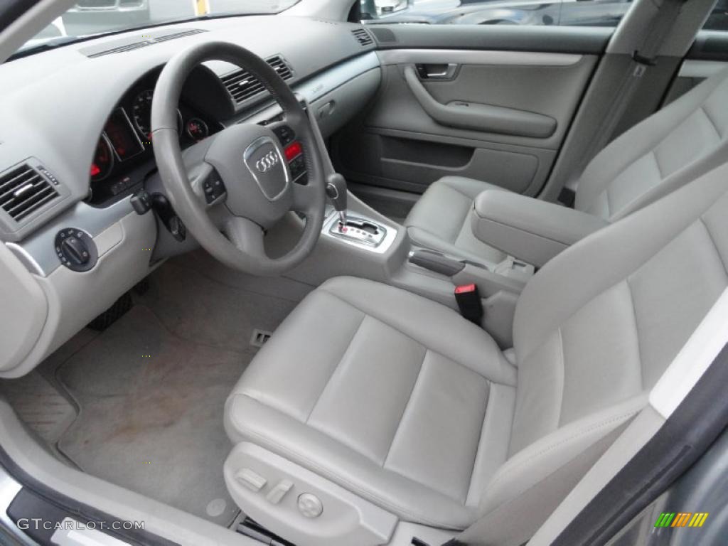 Light Gray Interior 2008 Audi A4 2.0T quattro Sedan Photo #39412229