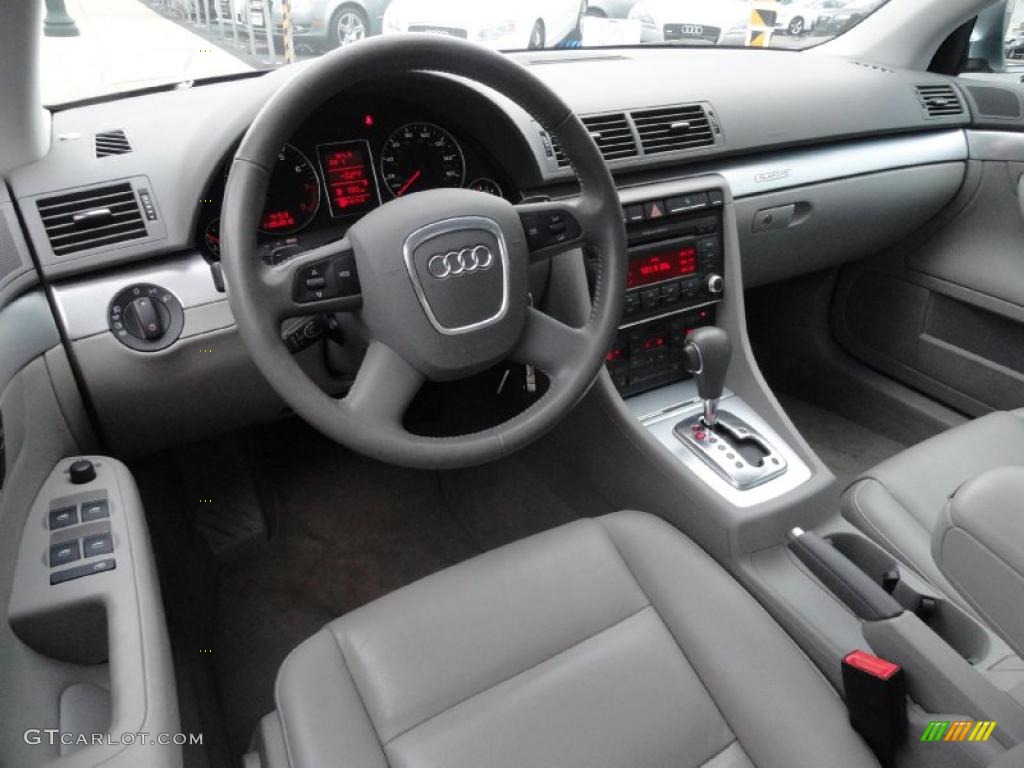 Light Gray Interior 2008 Audi A4 2.0T quattro Sedan Photo #39412241