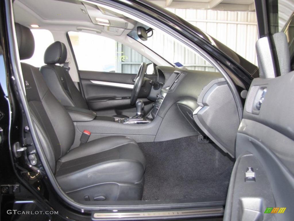 Graphite Interior 2010 Infiniti G 37 Journey Sedan Photo #39412541