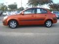 Sunset Orange - Rio LX Sedan Photo No. 3