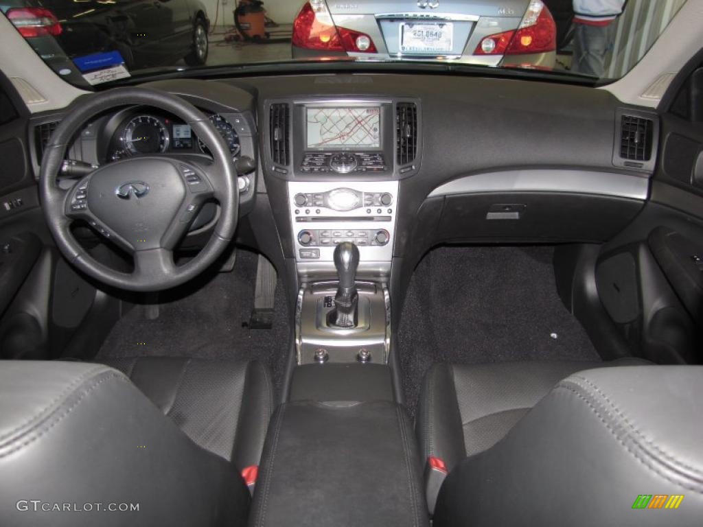 2010 Infiniti G 37 Journey Sedan Graphite Dashboard Photo #39412585