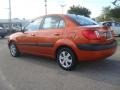 Sunset Orange - Rio LX Sedan Photo No. 4