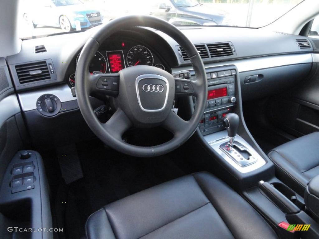 Black Interior 2008 Audi A4 2.0T quattro Sedan Photo #39412741