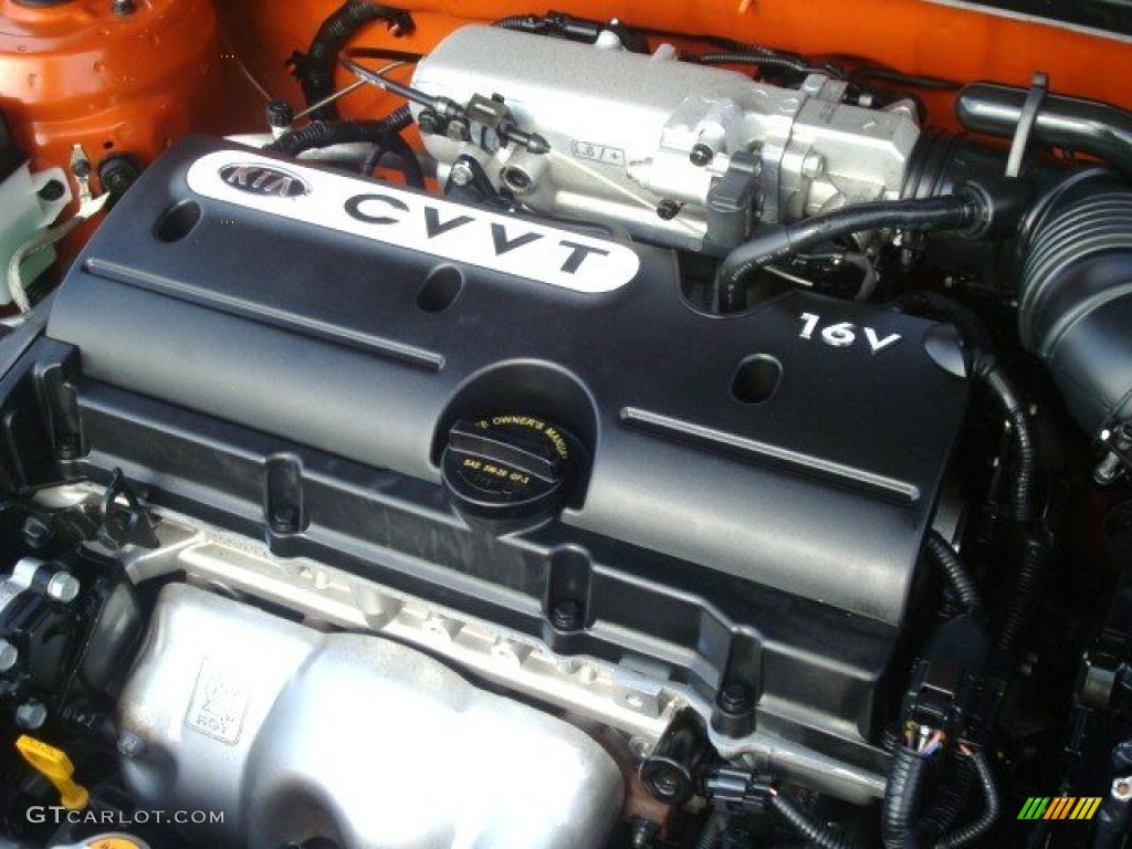 2009 Kia Rio LX Sedan 1.6 Liter DOHC 16-Valve CVVT 4 Cylinder Engine Photo #39412857