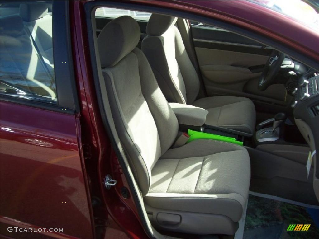 Beige Interior 2010 Honda Civic EX Sedan Photo #39413353
