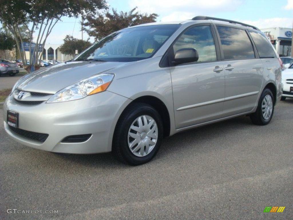 Silver Shadow Pearl 2008 Toyota Sienna LE Exterior Photo #39413541