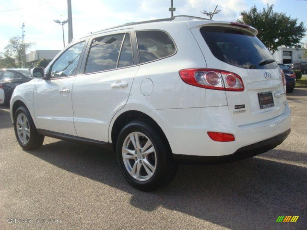 Pearl White 2010 Hyundai Santa Fe Limited Exterior Photo #39413949