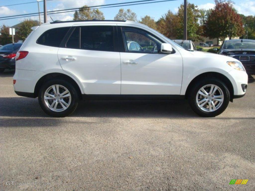 Pearl White 2010 Hyundai Santa Fe Limited Exterior Photo #39414005