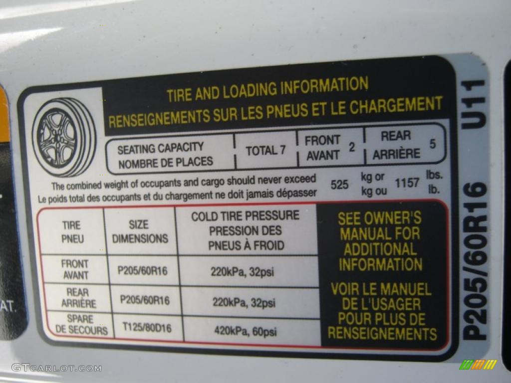 2010 Kia Rondo LX Info Tag Photo #39414197