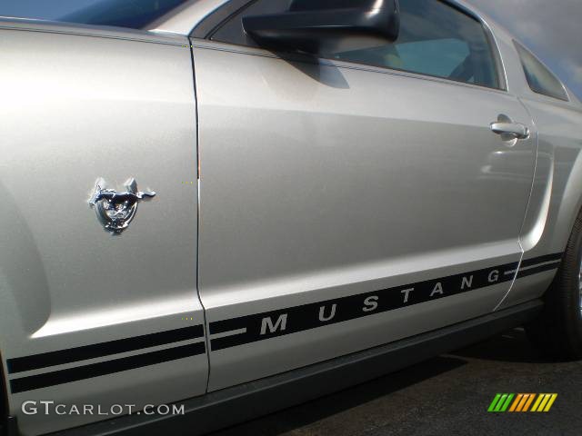 2009 Mustang V6 Coupe - Brilliant Silver Metallic / Light Graphite photo #5
