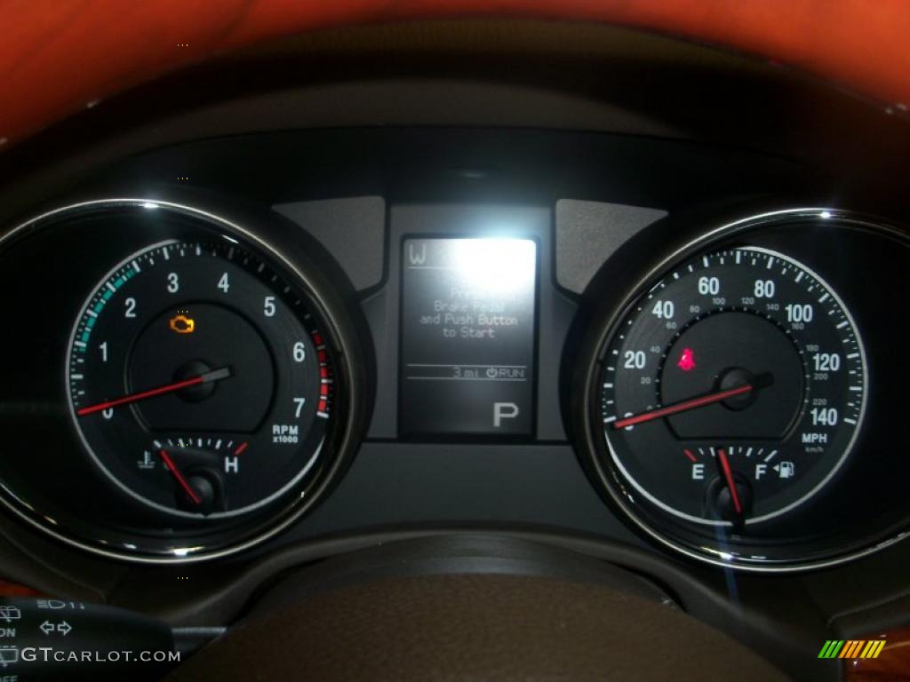 2011 Jeep Grand Cherokee Overland 4x4 Gauges Photo #39415825