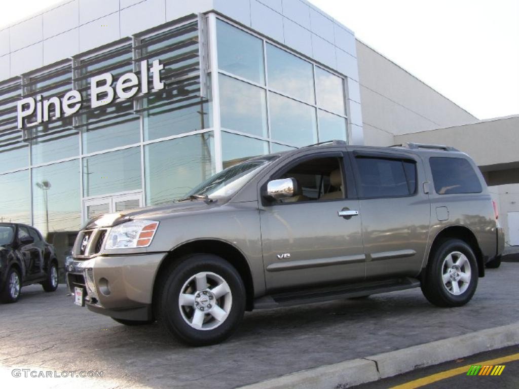 2006 Armada SE 4x4 - Granite Metallic / Sand Beige photo #1