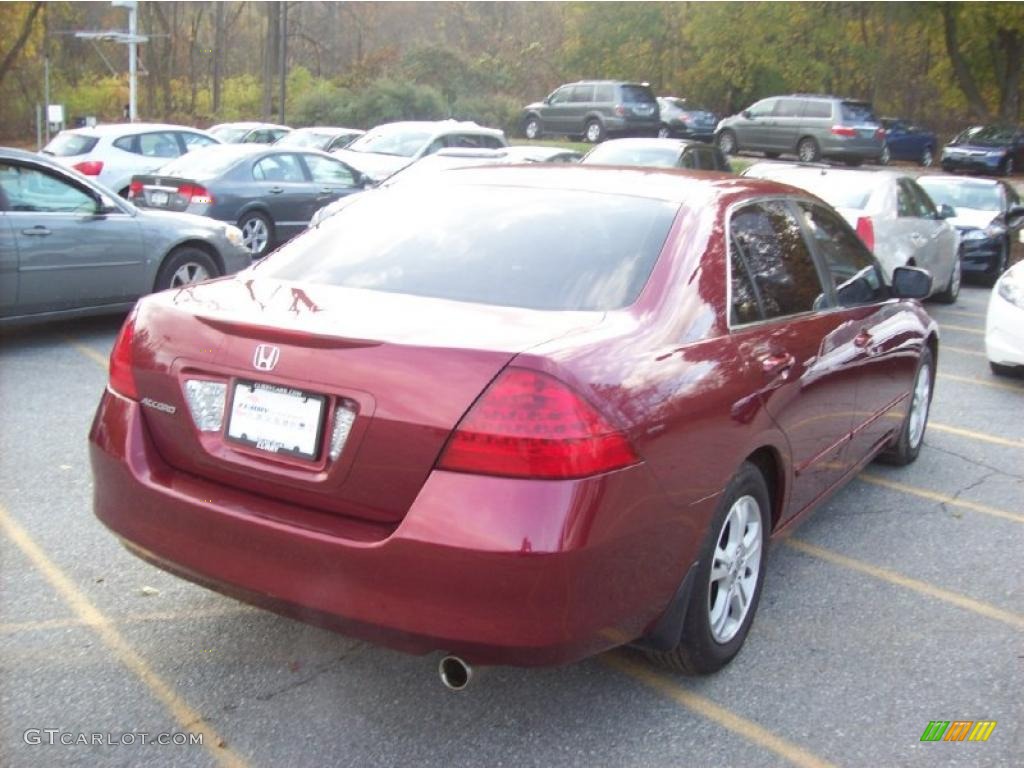 2006 Accord EX Sedan - Redondo Red Pearl / Gray photo #21