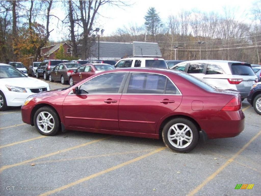 2006 Accord EX Sedan - Redondo Red Pearl / Gray photo #23