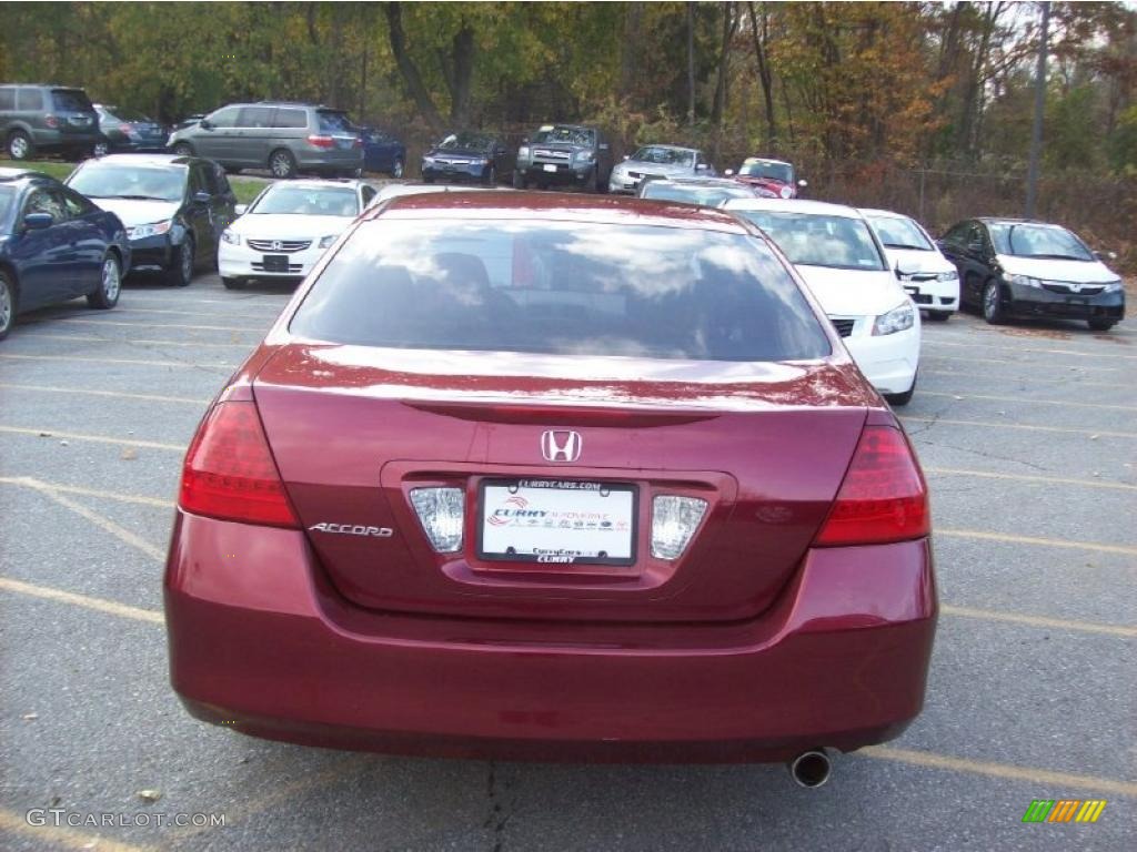 2006 Accord EX Sedan - Redondo Red Pearl / Gray photo #24