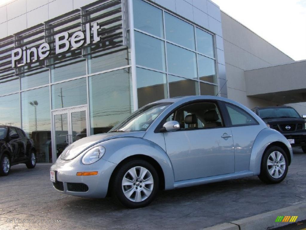 2009 New Beetle 2.5 Coupe - Heaven Blue Metallic / Black photo #1