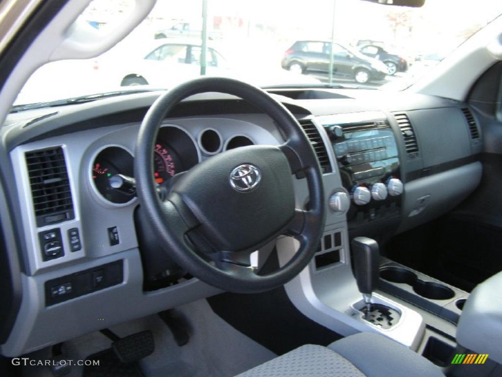 2009 Tundra TRD Double Cab 4x4 - Pyrite Tan Mica / Graphite Gray photo #8