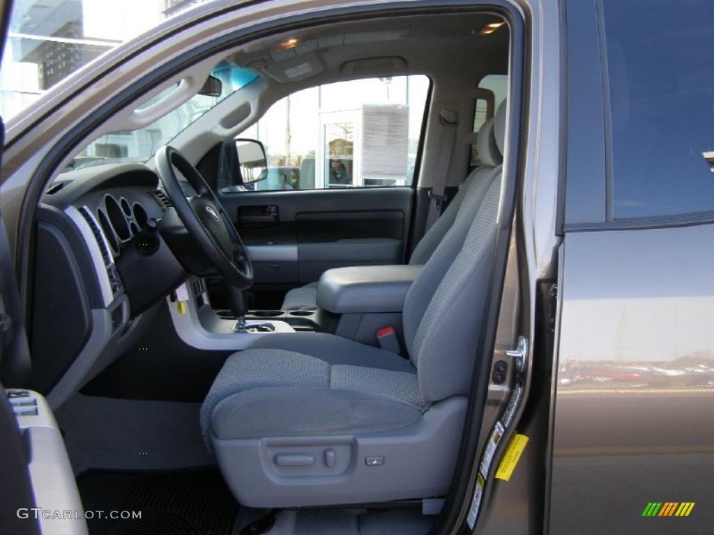 2009 Tundra TRD Double Cab 4x4 - Pyrite Tan Mica / Graphite Gray photo #10