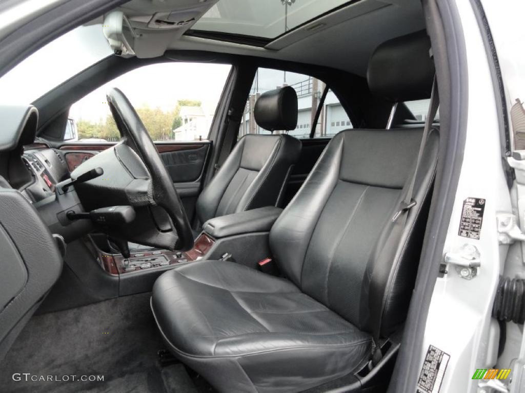 Black Interior 1997 Mercedes-Benz E 420 Sedan Photo #39418149