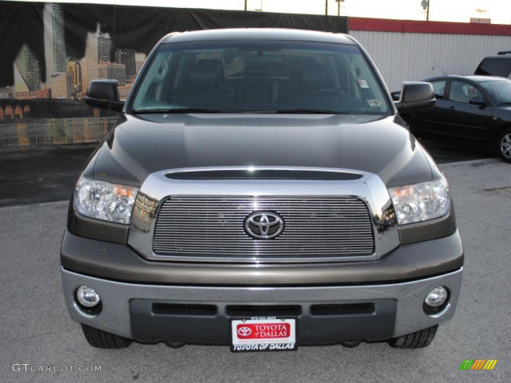 2007 Tundra SR5 TRD CrewMax - Pyrite Mica / Black photo #6