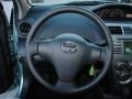 2010 Toyota Yaris Dark Charcoal Interior Steering Wheel Photo