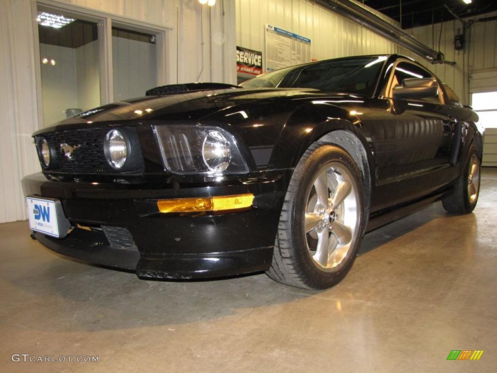 2007 Mustang GT/CS California Special Coupe - Black / Black/Dove Accent photo #2