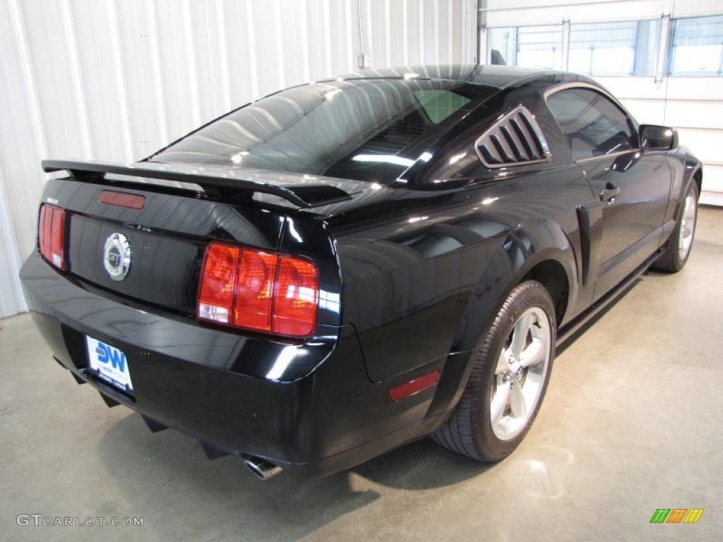2007 Mustang GT/CS California Special Coupe - Black / Black/Dove Accent photo #4