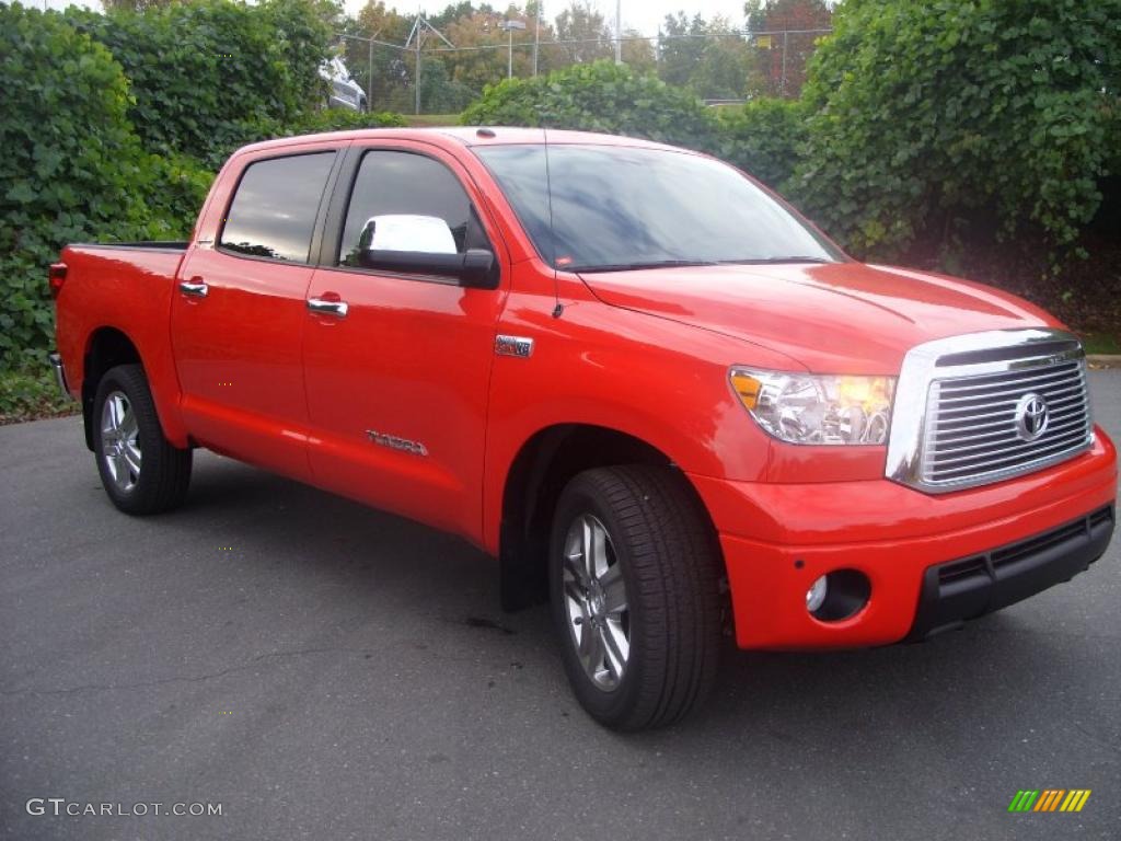 Radiant Red 2011 Toyota Tundra Limited CrewMax 4x4 Exterior Photo #39420097