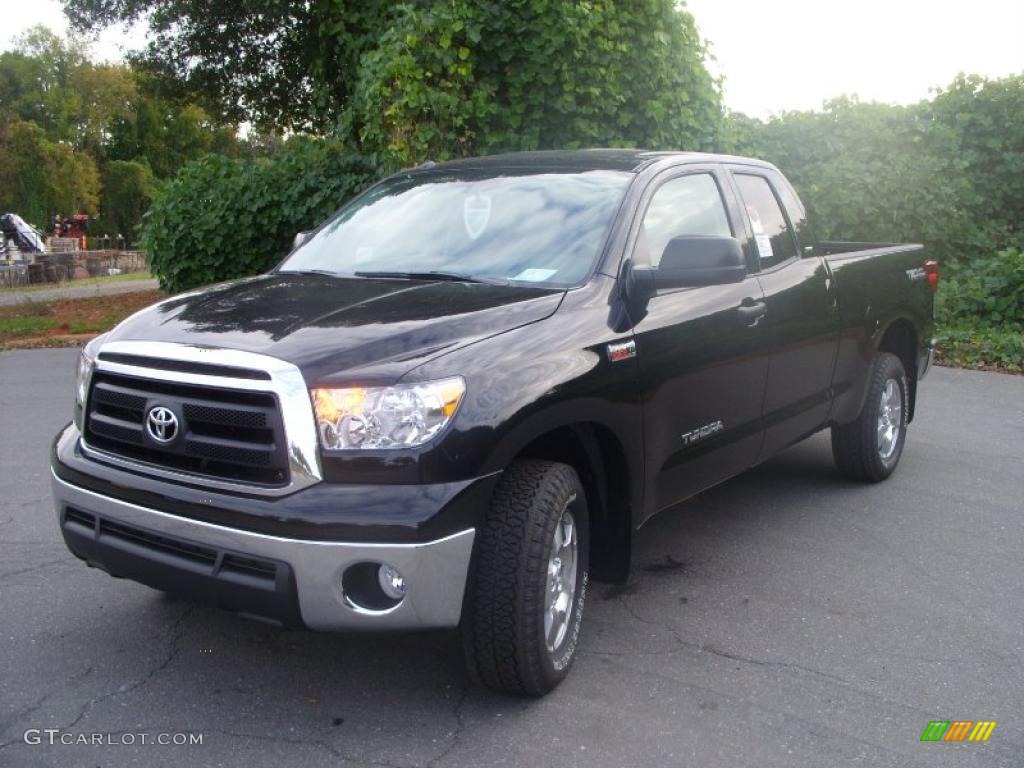 Black 2011 Toyota Tundra TRD Double Cab 4x4 Exterior Photo #39420313