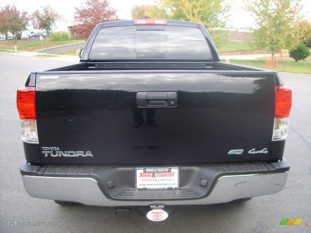 2011 Tundra TRD Double Cab 4x4 - Black / Black photo #4