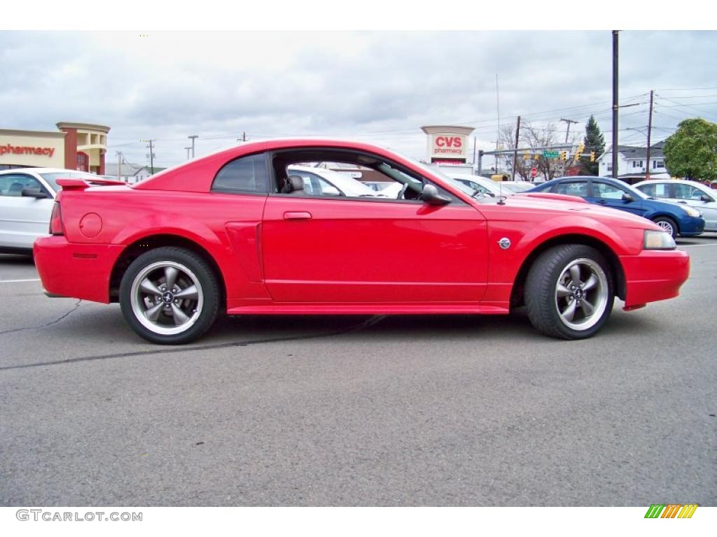 2004 Mustang GT Coupe - Torch Red / Medium Graphite photo #4