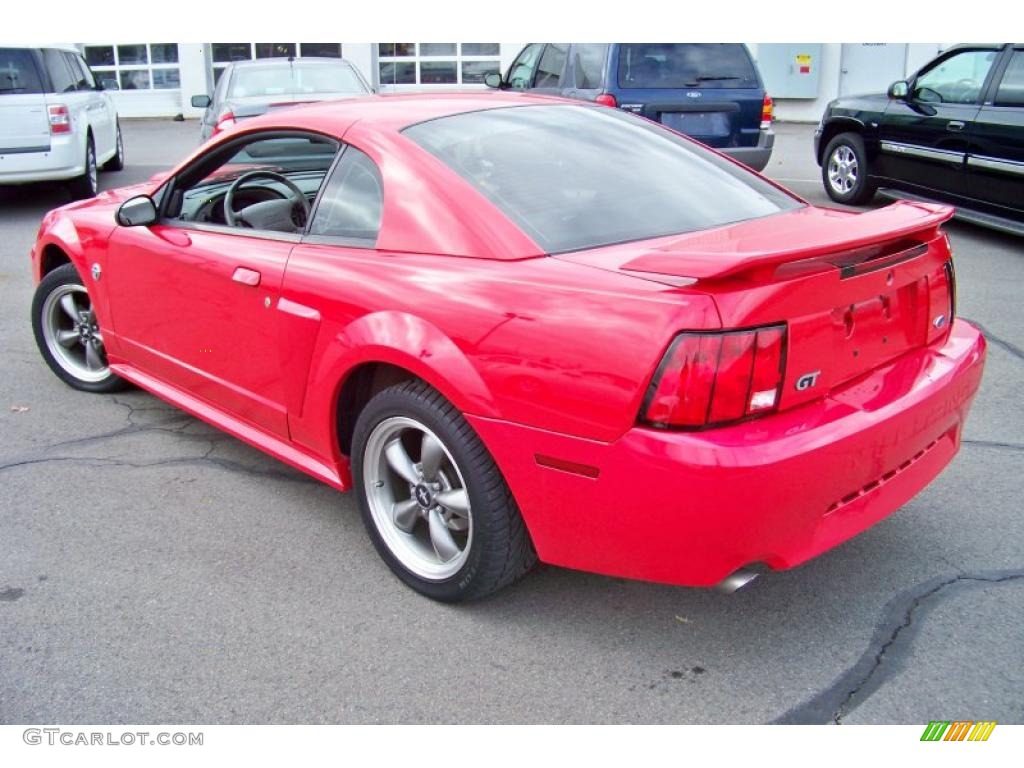 2004 Mustang GT Coupe - Torch Red / Medium Graphite photo #7
