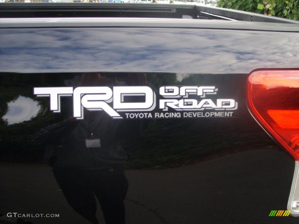 2011 Tundra TRD Double Cab 4x4 - Black / Black photo #16