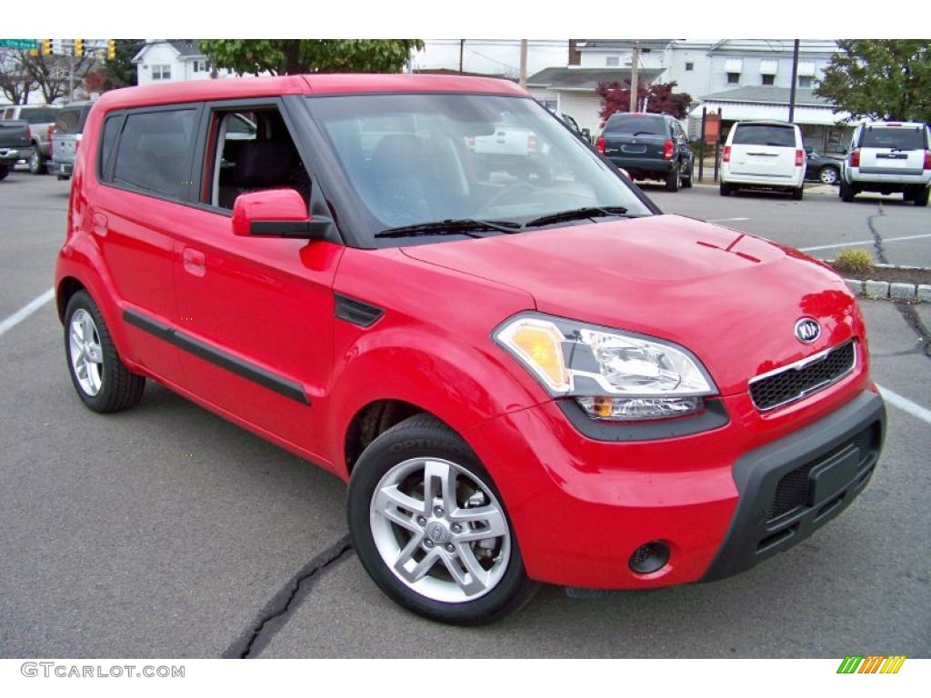 Molten Red 2010 Kia Soul + Exterior Photo #39420553