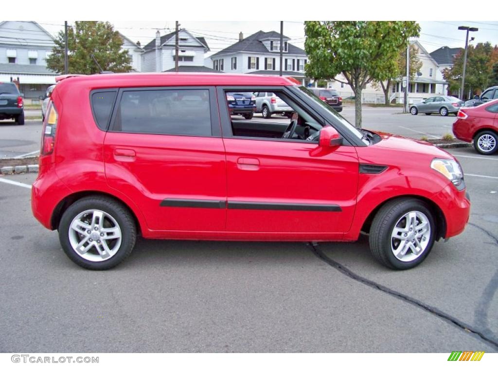 Molten Red 2010 Kia Soul + Exterior Photo #39420561