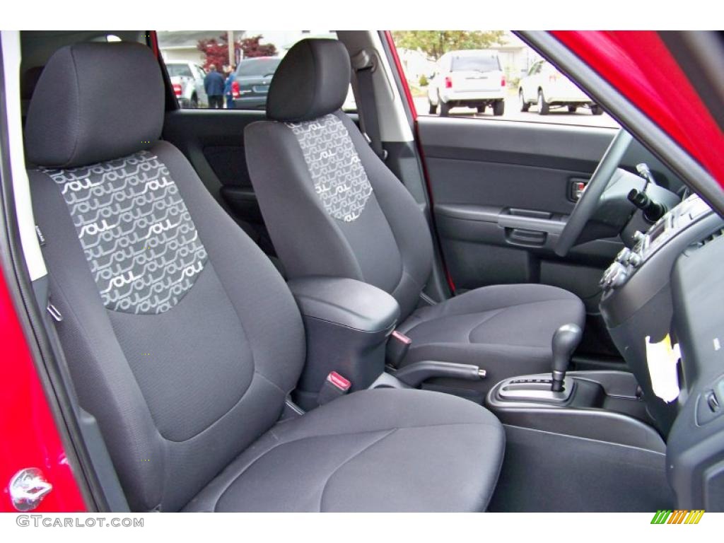 Black Soul Logo Cloth Interior 2010 Kia Soul + Photo #39420641