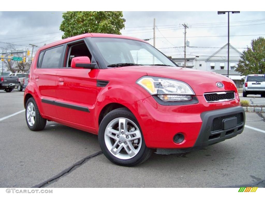 Molten Red 2010 Kia Soul + Exterior Photo #39420665