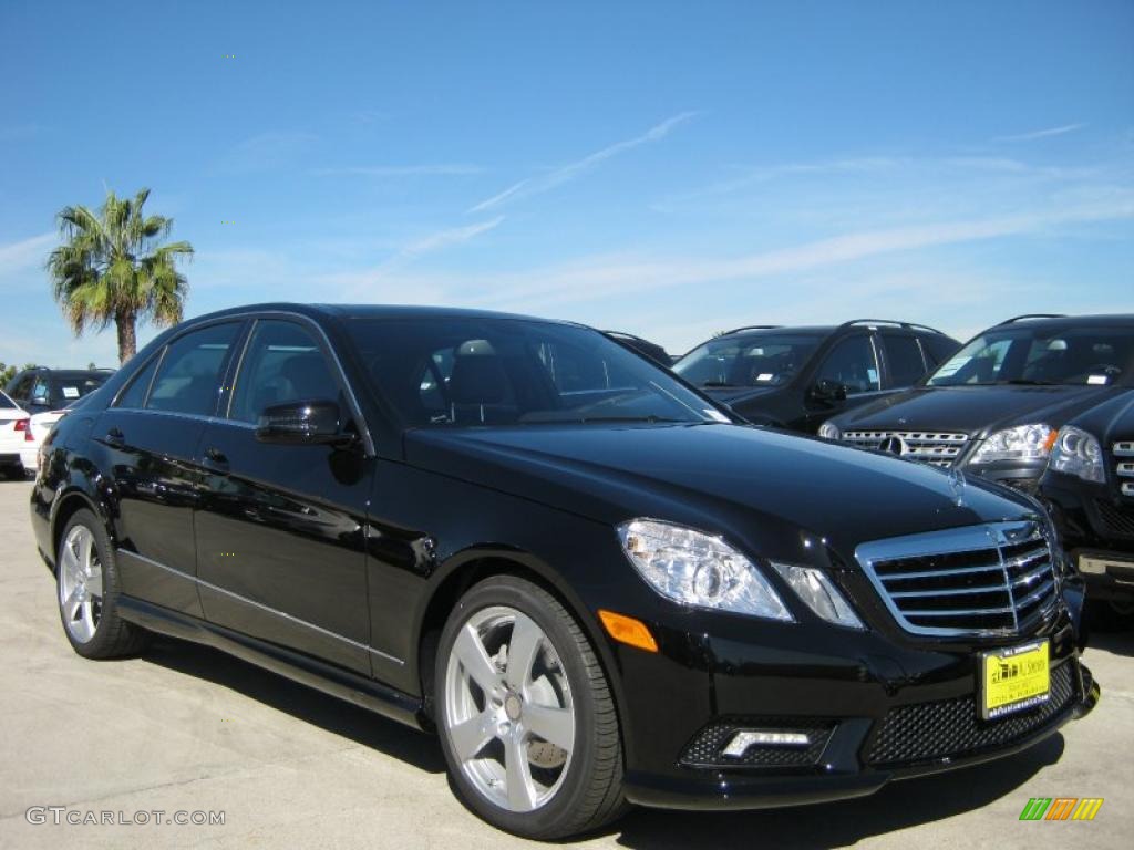 Black 2011 Mercedes-Benz E 350 Sedan Exterior Photo #39421742