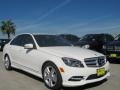 Arctic White 2011 Mercedes-Benz C 300 Sport Exterior