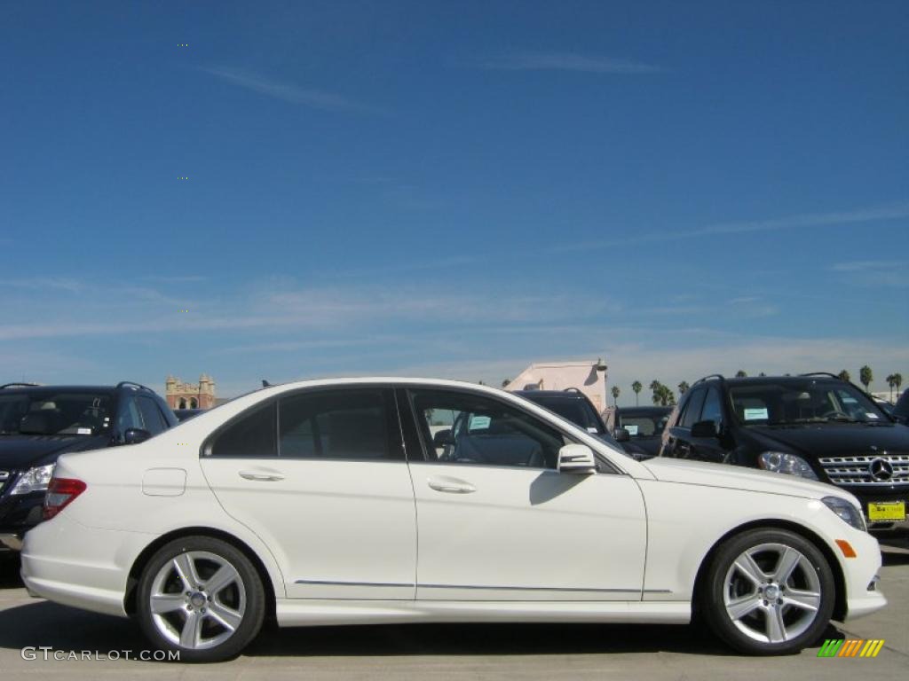 Arctic White 2011 Mercedes-Benz C 300 Sport Exterior Photo #39421854