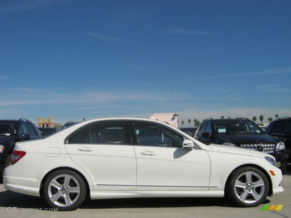Arctic White 2011 Mercedes-Benz C 300 Sport Exterior Photo #39421950