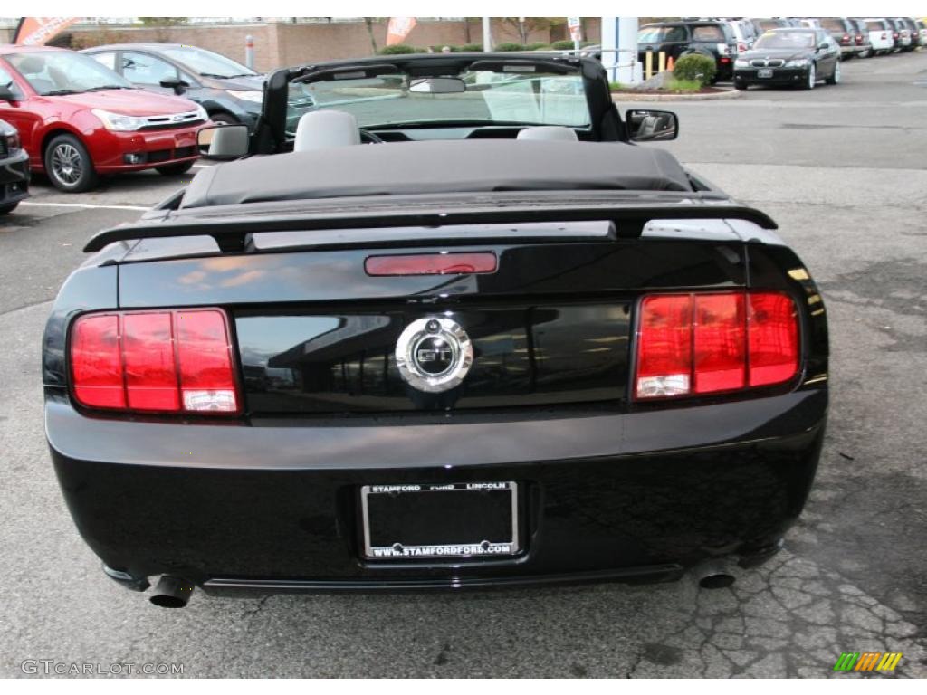 2007 Mustang GT Premium Convertible - Black / Light Graphite photo #7