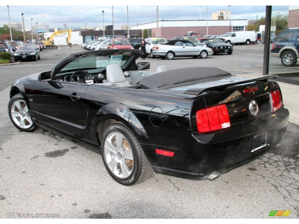 2007 Mustang GT Premium Convertible - Black / Light Graphite photo #9