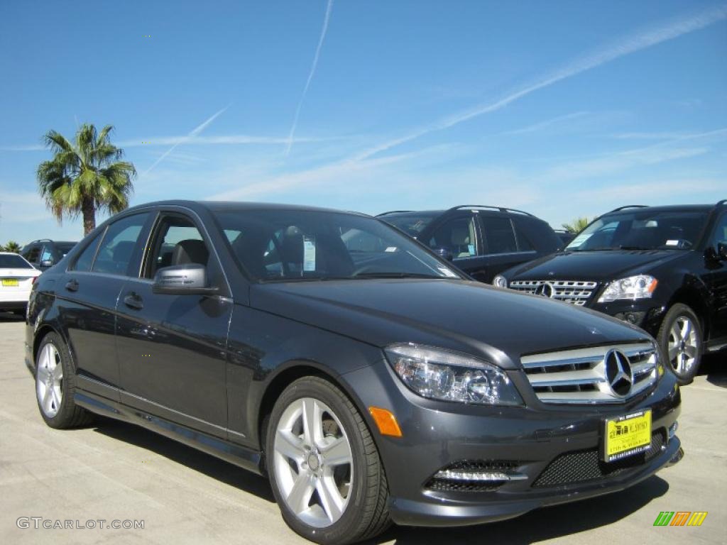 Steel Grey Metallic 2011 Mercedes-Benz C 300 Sport Exterior Photo #39422026