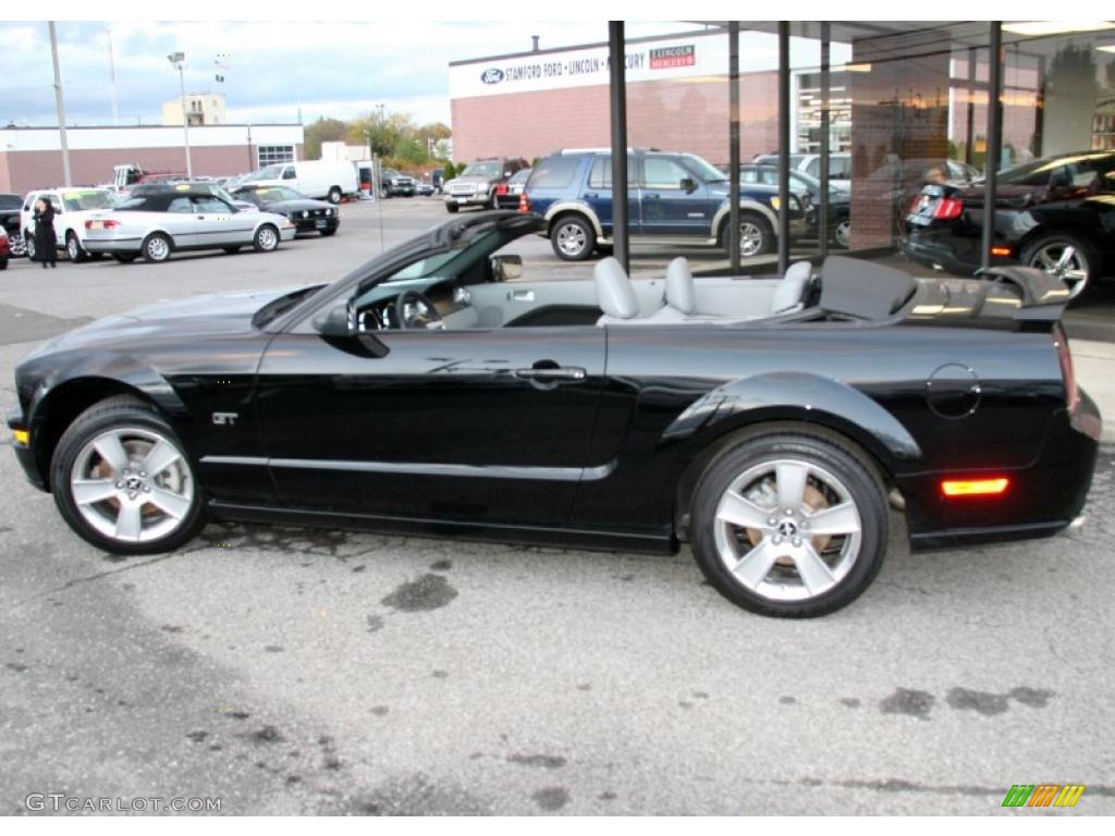 2007 Mustang GT Premium Convertible - Black / Light Graphite photo #10