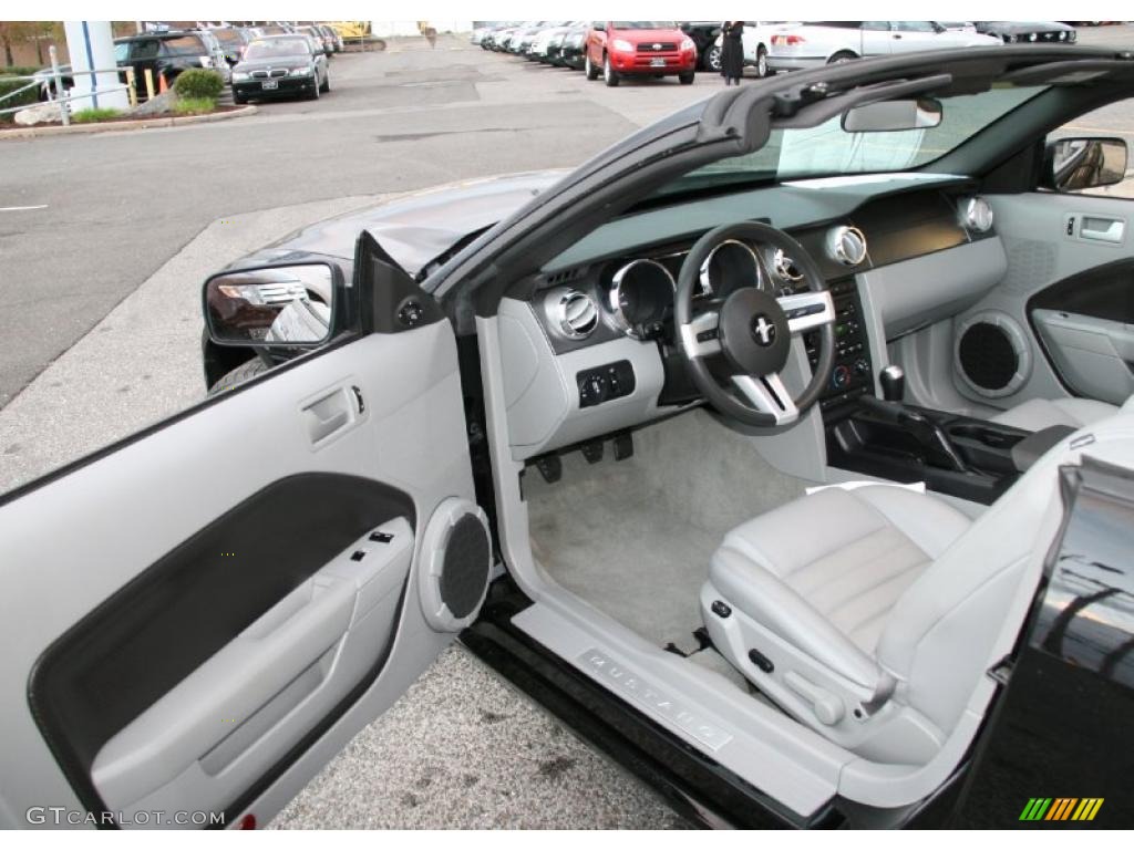 2007 Mustang GT Premium Convertible - Black / Light Graphite photo #11