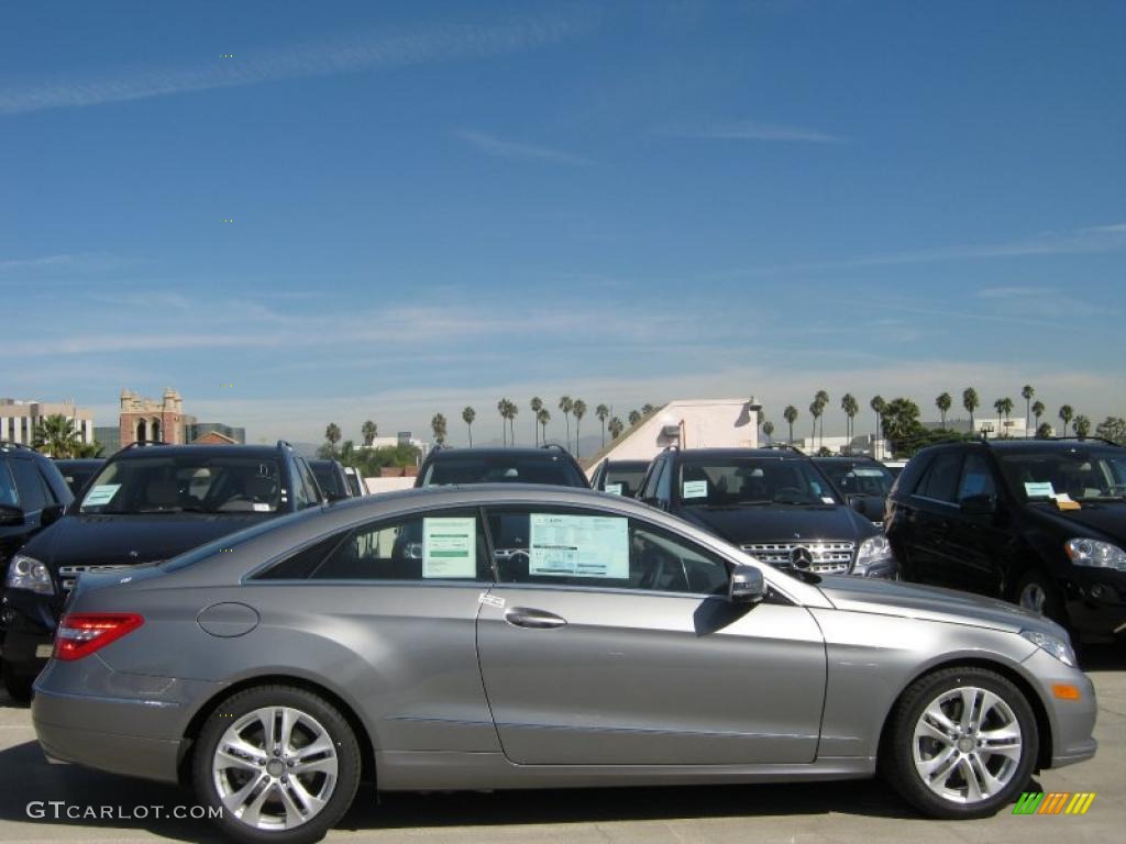 Palladium Silver Metallic 2011 Mercedes-Benz E 350 Coupe Exterior Photo #39422138