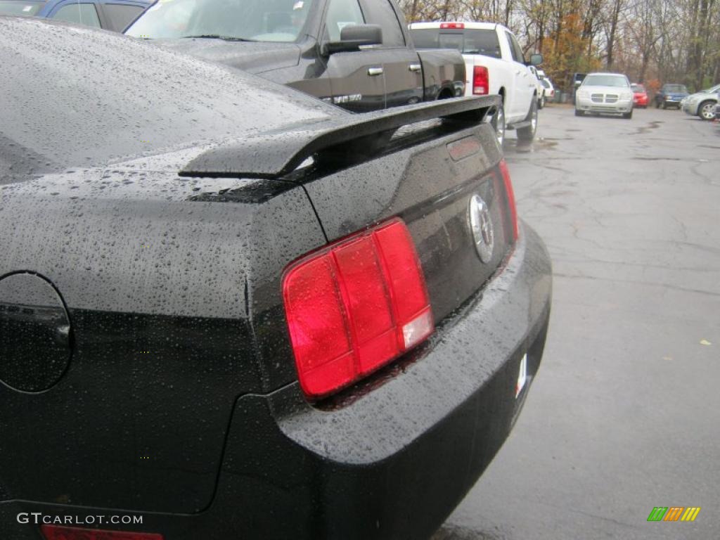 2006 Mustang V6 Premium Coupe - Black / Dark Charcoal photo #18